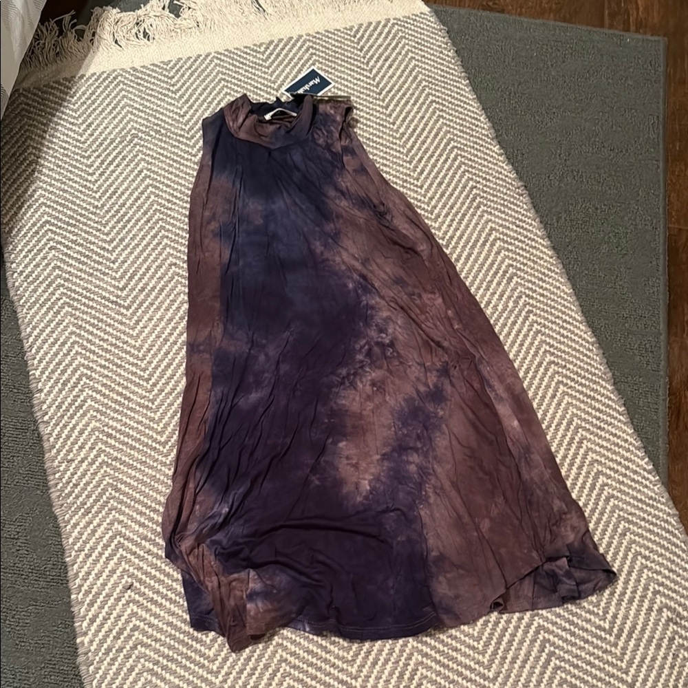 Ginger G Purple and Brown Dress